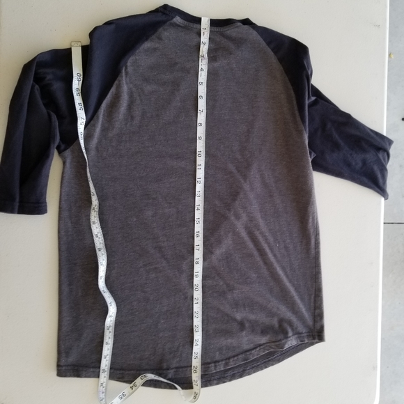 DC Shoe Men's Raglan Baseball T-Shirt sz Medium Palm Tree Graphic Multicolored - Picture 7 of 7